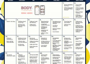 blogilates april workout calendar 2022