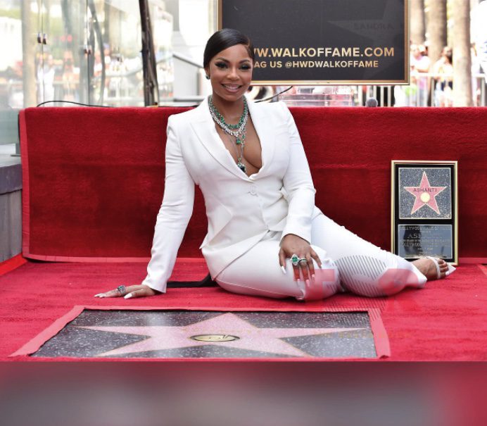 Ashanti Receives Her Star On The Hollywood Walk Of Fame (Video)