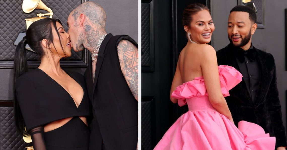 Grammys 2022 Red Carpet: Celebrity Couples