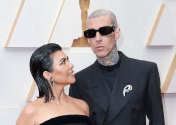 Kourtney Kardashian and Travis Barker Got Married in Leather
