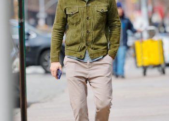 Image may contain Clothing Apparel Human Person Footwear Shoe Helmet Jacket and Coat