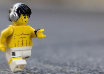 This runner definitely has a strong core!