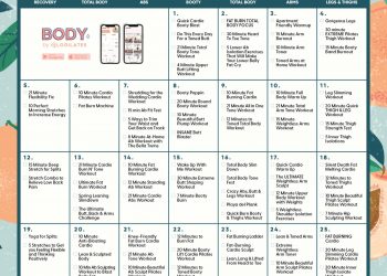 blogilates june workout calendar 2022