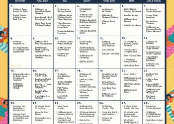 blogilates may workout calendar 2022