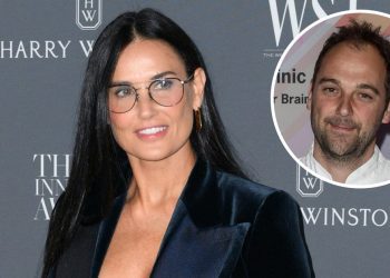 Demi Moore, Boyfriend Daniel Humm Rare Photos Together 