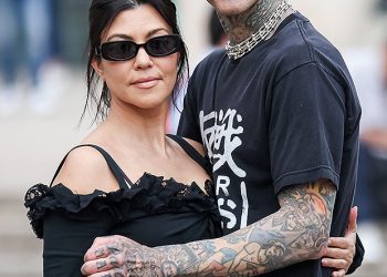 Kourtney Kardashian and Travis Barker
