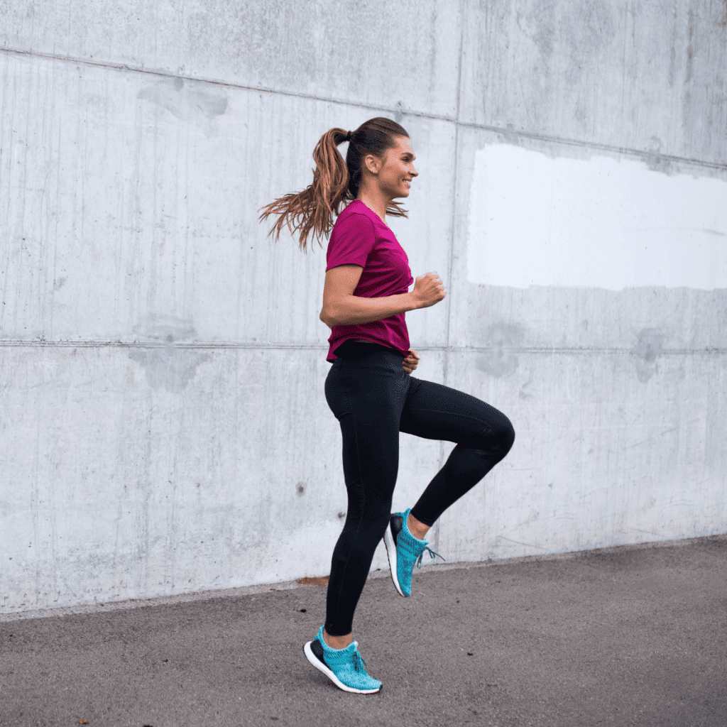 woman doing cardio workout