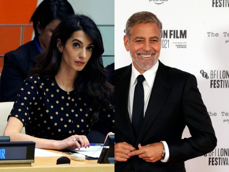 Sketchy Insider Says Amal Clooney Apparently Ordering George To End Flirting With Co-Star Or Else