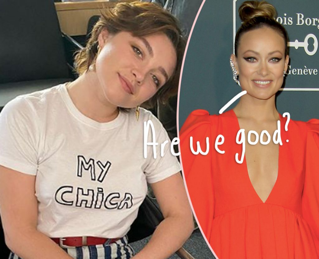 Florence Pugh & Olivia Wilde's Feud Over? Or Just Show Business??