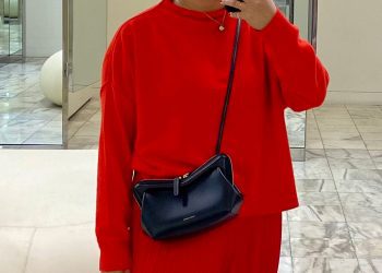 A Review Of Mansur Gavriel M Frame Leather Handbag