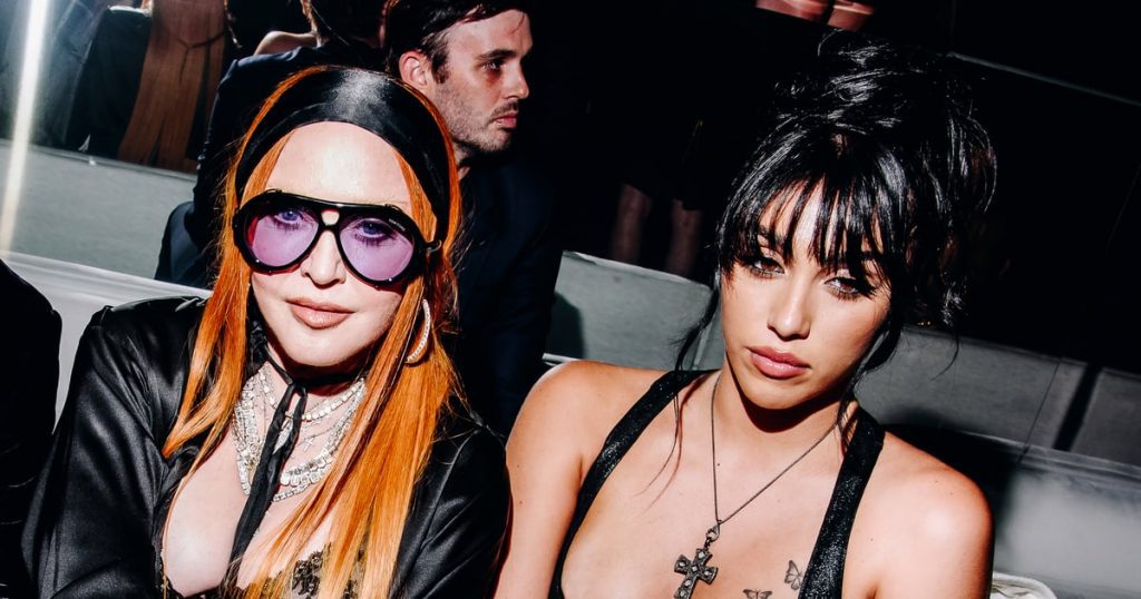 Madonna and Lourdes Leon's Matching Outfits at Tom Ford Show