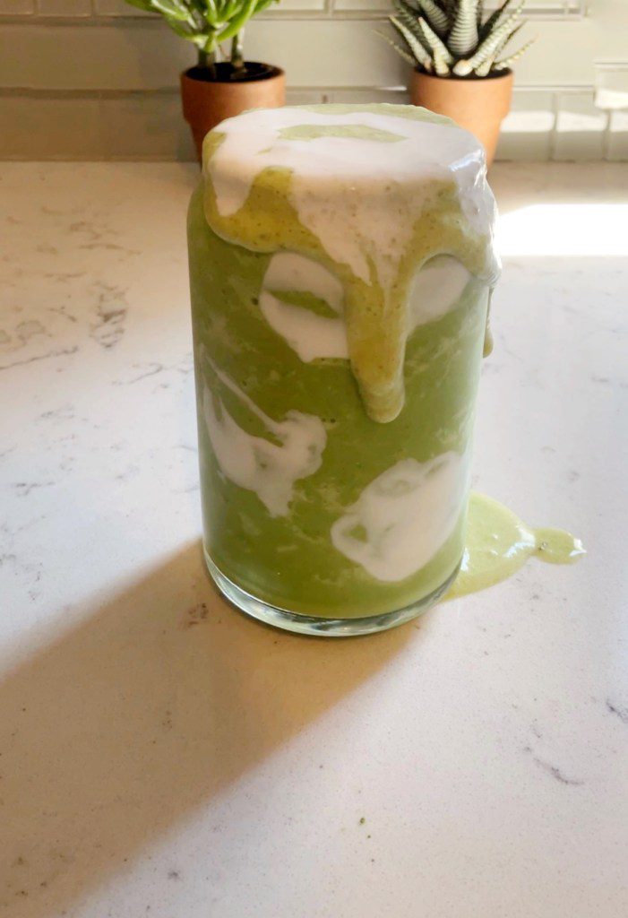 This Coconut Matcha Cloud Smoothie Is Almost Too Pretty To Drink