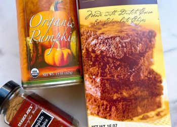 fudgy three ingredient brownie recipe ingredients blogilates.com