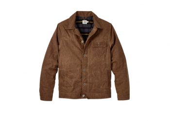 The Flint and Tinder Waxed Trucker Jacket Is Finally on Sale