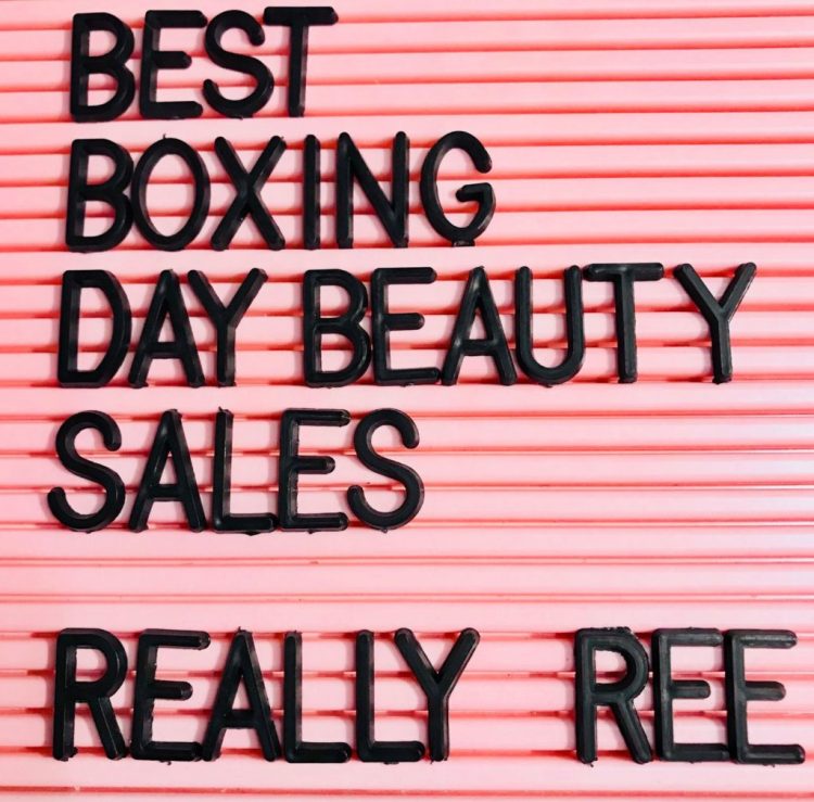 Best Boxing Day Beauty Sales 2021